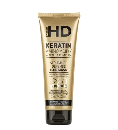 Farcom HD Keratin Amino Acids + Omega Complex Structure Defense Hair Mask 250ml