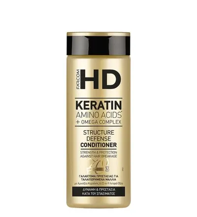 Farcom HD Keratin Amino Acids + Omega Complex Structure Defense Conditioner 330ml