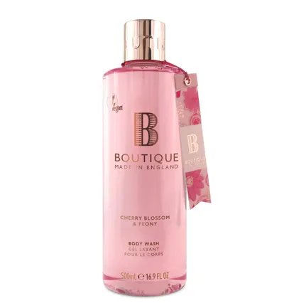 Душ гел с аромат на Череша и Божур Cherry Blossom & Peony Body Wash 500ml