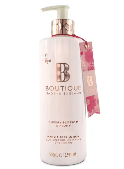 Лосион за тяло и ръце Череша и Божур Boutique Cherry Blossom & Peony Hand & Body Lotion 500ml