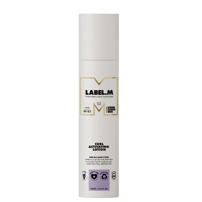 Лосион за оформяне на къдрици с UV защита Label.m Curl Activating Lotion 250ml