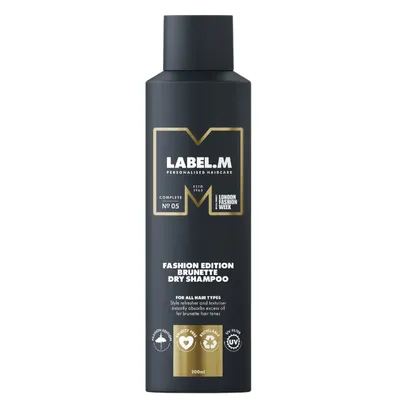 Сух шампоан за брюнетки Label.m Brunette Dry Shampoo 200ml