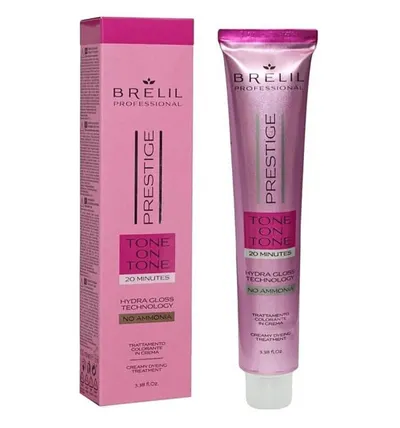 Професионална безамонячна боя за коса Brelil Prestige Tone on Tone 100ml