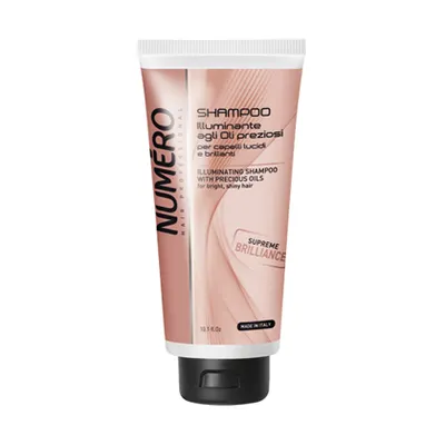 Brelil Numero Illuminating Shampoo with Precious Oils for bright, shiny Hair