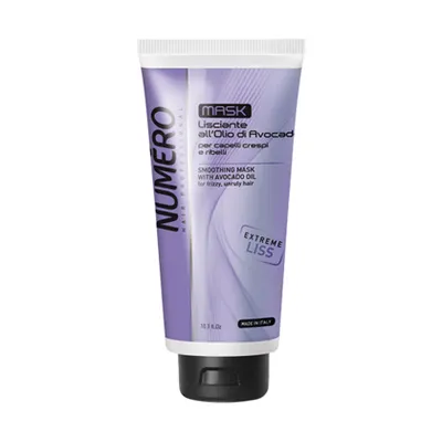 Brelil Numero Smoothing Shampoo with Avocado Oil for frizzy, unruly Hair