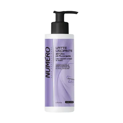 Brelil Numero Smoothing Shampoo with Avocado Oil for frizzy, unruly Hair 200ml