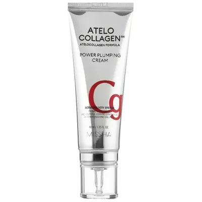 Уплътняващ крем за лице с Колаген Missha Atelocollagen 500 Power Plumping Cream 40ml