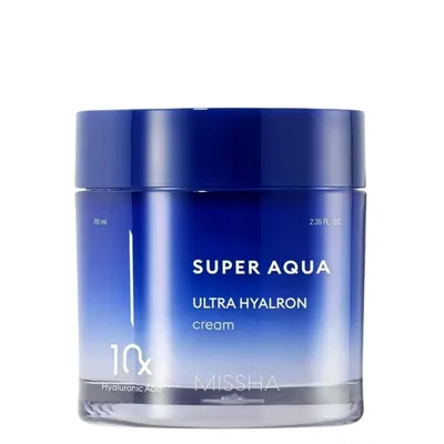 Хидратиращ крем с 10 вида хиалуронова киселина Missha Super Aqua Ultra Hyaluron Cream 70ml
