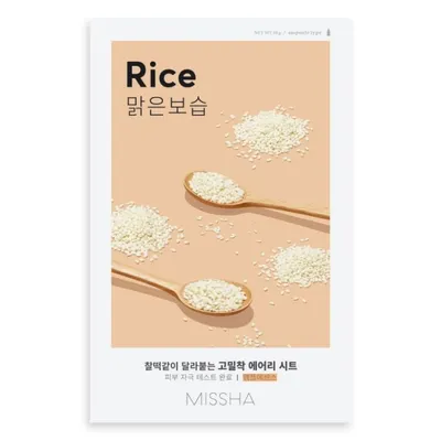Missha Airy Fit Sheet Mask RIce