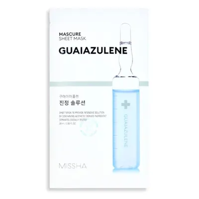 Текстилна маска с успокояващ ефект Missha Mascure Calming Solution Sheet Mask Guaiazulene