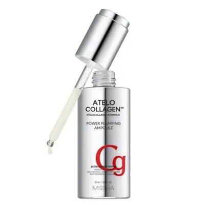Уплътняваща ампула за лице с Колаген Missha Atelo Collagen 500 Power Plumping Ampoule 50ml