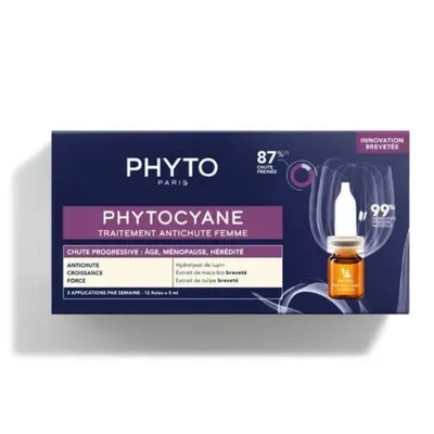 PHYTO Phytocyane Progressive Hair Loss Treatment for Women 12X5ml