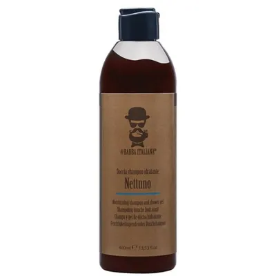 Хидратиращ шампоан и душ гел 2 в 1 за мъже Barba Italiana Nettuno Shampoo & Shower Gel 400ml
