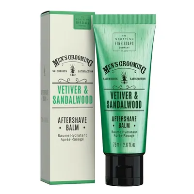 Scottish Fine Soaps Men's Grooming Vetiver & Sandalwood Aftershave Balm 75ml