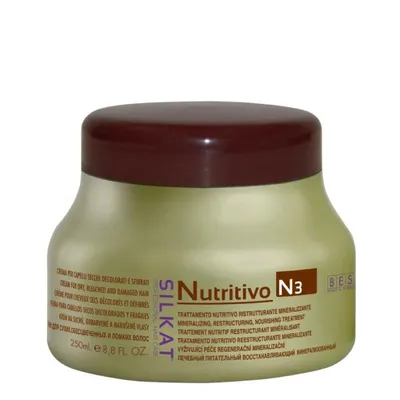 BES Silkat Nutritivo N3 Repairing Mask for Dry and Damaged Hair