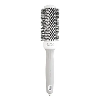 Професионална четка за изсушаване Olivia Garden Expert Blowout Shine White Gray Hair Brush 35 mm