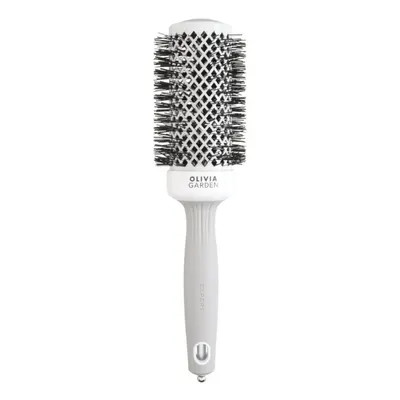Професионална четка за изсушаване Olivia Garden Expert Blowout Shine White Gray Hair Brush 45 mm