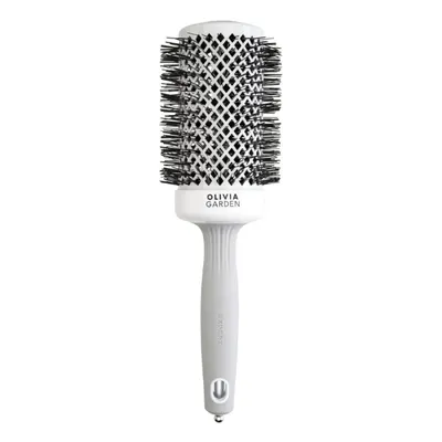 Професионална четка за изсушаване Olivia Garden Expert Blowout Shine White Gray Hair Brush 55 mm