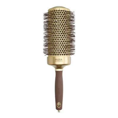 Керамично-йонна четка за изсушаване Olivia Garden Expert Blowout Speed ​​​​Gold&Brown Hair Brush 55 mm