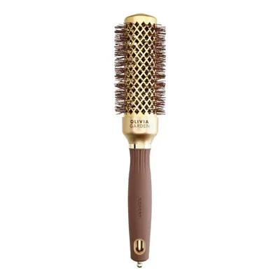 Професионална четка за изсушаване Olivia Garden Expert Blowout Shine Gold&Brown Hair Brush 35 mm
