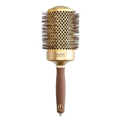 Професионална четка за изсушаване Olivia Garden Expert Blowout Shine Gold&Brown Hair Brush 65 mm