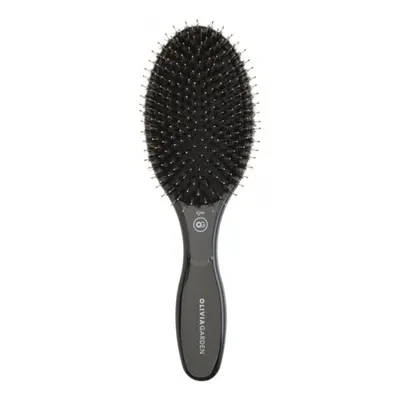 Керамична четка за разресване с комбинирани влакна Olivia Garden Expert Care Oval Combo Black Brush