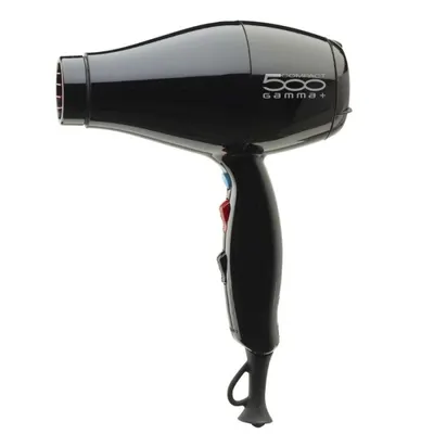 Gamma+ 500 Ultra Light Compact Hair Dryer Black