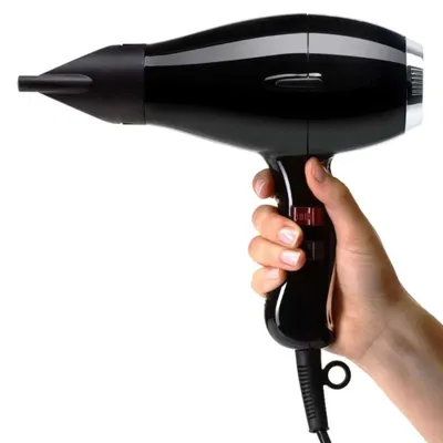 Професионален мощен и ефективен сешоар Elchim 3900 Healthy Ionic Hair Dryer Black Silver