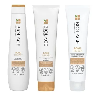 Възстановяваща рутина за химически увредена коса Biolage Bond Therapy Restoring Routine