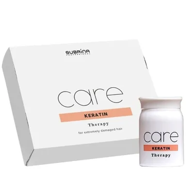 Ампули - кератинова терапия за силно увредена коса Subrina Professional Care Keratin Therapy 6x10ml