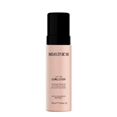 Еко-мус за къдрава коса Selective Curllover Curl Reviving Eco-mousse 150ml