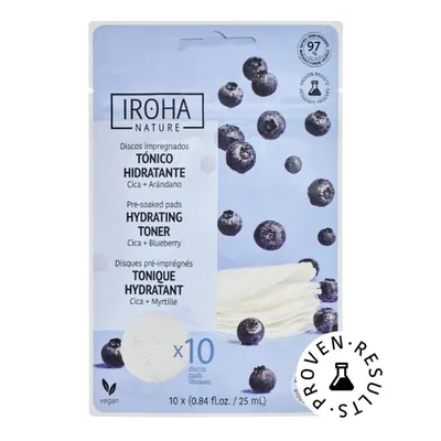 Iroha Hydrating Toner Pads Blueberry