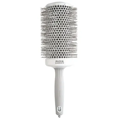 Професионална четка за изсушаване Olivia Garden Expert Speed ​​XL White Gray Hair Brush 65 mm