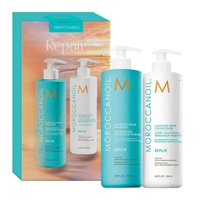Moroccanoil Moisture Repair Gift Set Shampoo 500ml+ Conditioner 500ml