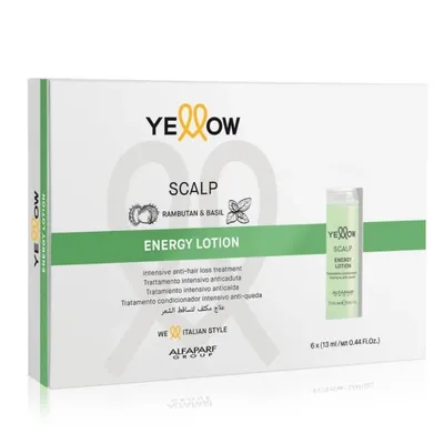 Yellow Professional Scalp Energy Lotion 6x13 ml