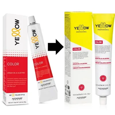 YELLOW Color Permanent Hair Color 100 ml