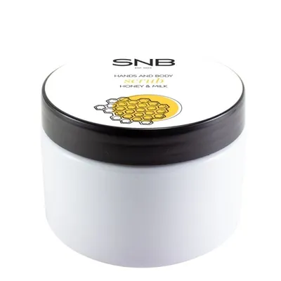 SNB Honey & Milk Scrub with Hymalayan Salt 300ml