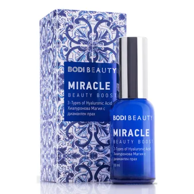 Хидратиращ бустър серум с хиалурон Bodi Beauty Boost Miracle Serum 30ml