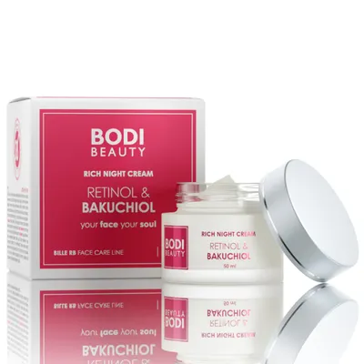 Интензивна нощна антиейдж грижа Bodi Beauty Retinol & Bakuchiol Rich Night Cream Cream 50 ml