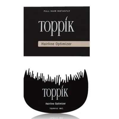 Шаблон за естествена предна линия на косата при нанасяне на фибри Тoppik Hair Optimizer