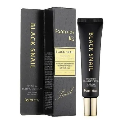 Farmstay Black Snail Premium Rolling Eye Serum 25ml