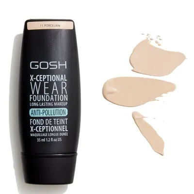 Дълготраен фон дьо тен с матов завършек Gosh X-Ceptional Wear Make Up 35ml (РАЗЛИЧНИ НЮАНСИ)