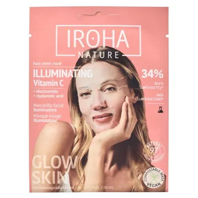 Iroha Brightening Tissue Mask with Vitamin C + HA