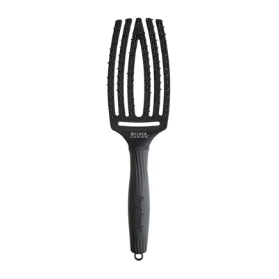 Olivia Garden Fingerbrush Full Black Double Bristles M