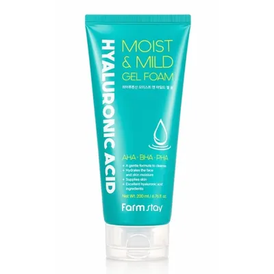 Hyaluronic Acid Moist And Mild Gel Foam 200 ml