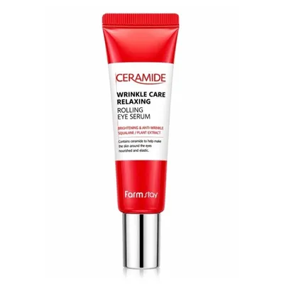 Farmstay Ceramide Wrinkle Care Relaxing Rolling Eye Serum 25 ml
