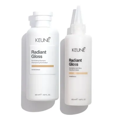 Keune Care Radiant Gloss Shampoo 300 ml + Hair Gloss 200 ml