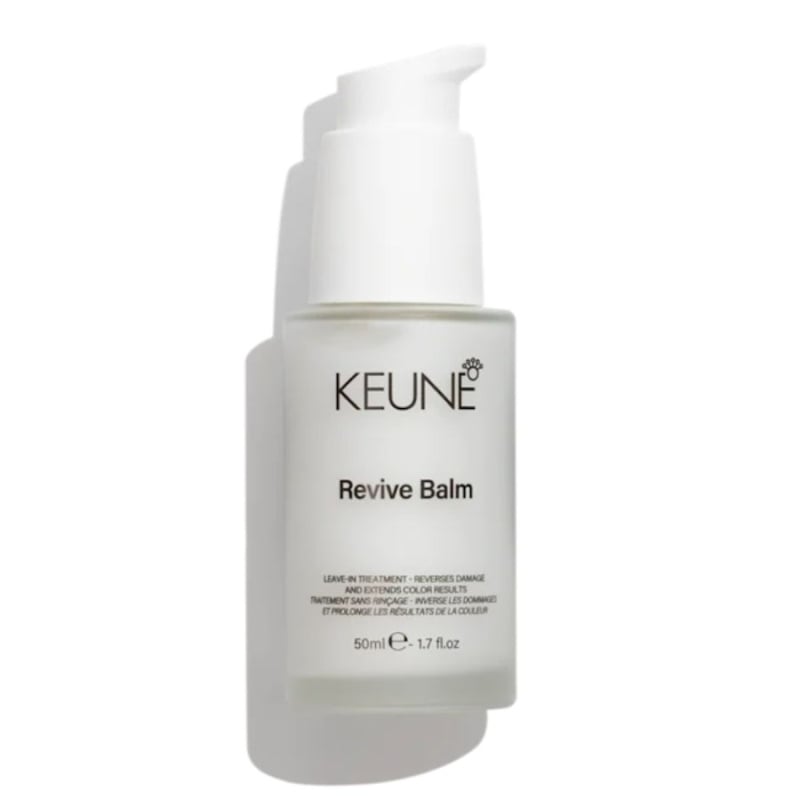 Възстановяващ балсам без отмиване с термозащита за увредена и боядисана коса Keune Revive Balm 50 ml