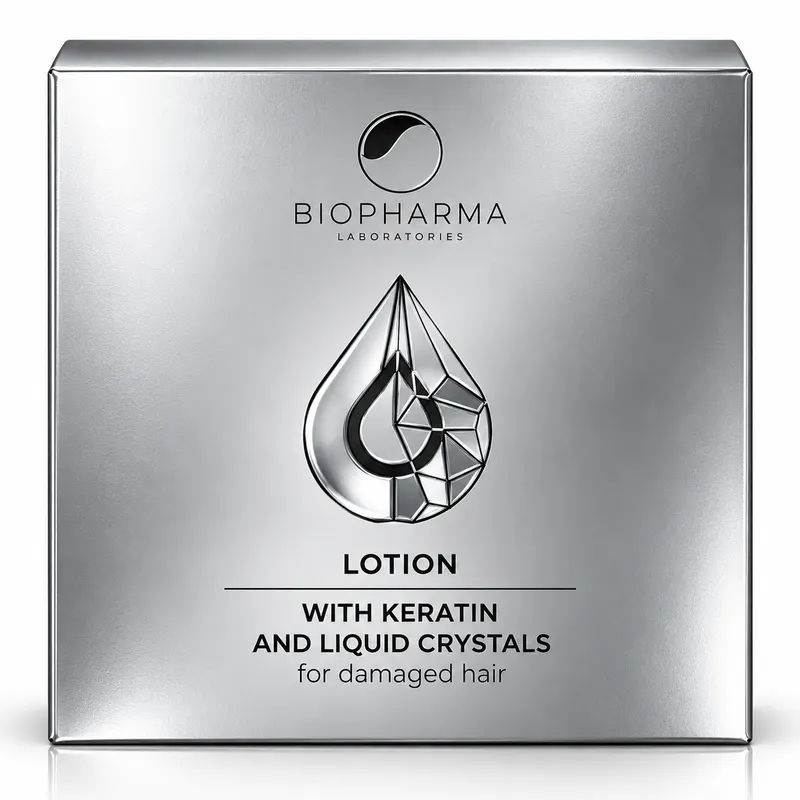 Biopharma Bio Oil Ampoules for weak hair with keratin, liquid crystals and panthenol 5X15ml
