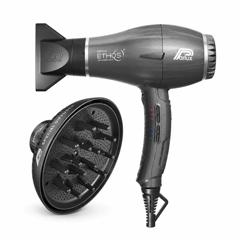Parlux ETHOS® Galaxy Antracite Hairdryer + Diffuser Magic Sense